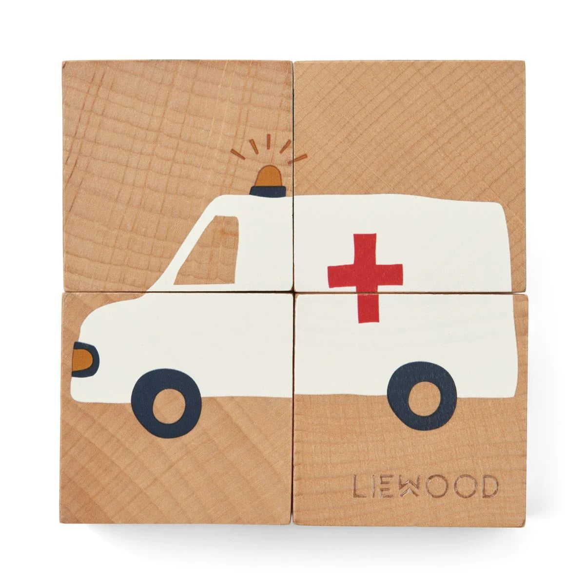 Liewood Aage Puzzle - Vehicle/Nature