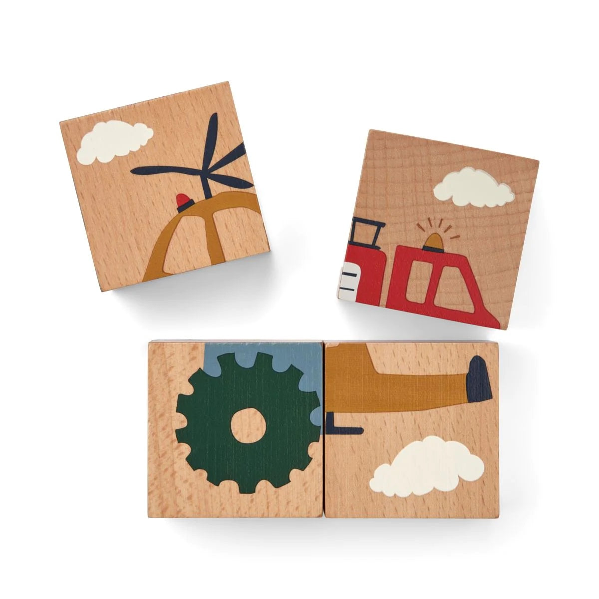 Liewood Aage Puzzle - Vehicle/Nature
