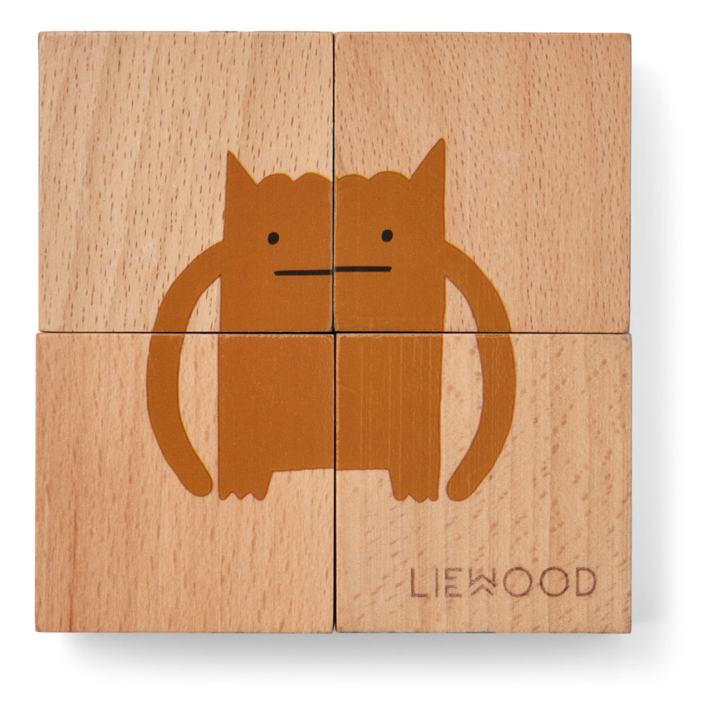 Liewood Aage Wooden Puzzle - Monster/Nature