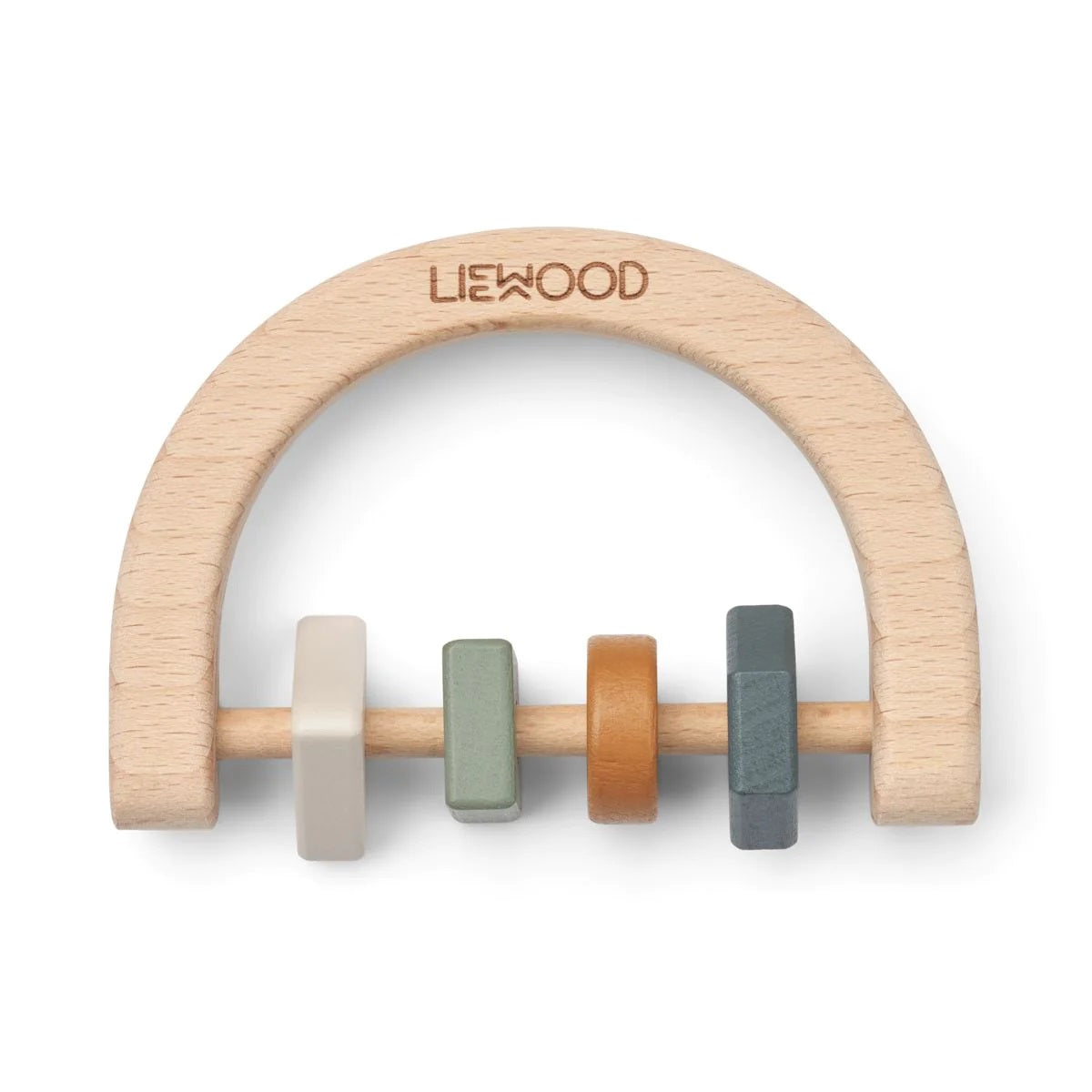 Liewood Bryn Wooden Rattle (2 Colours Available)