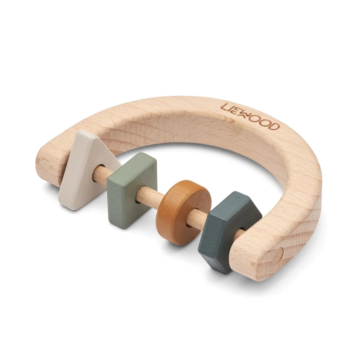 Liewood Bryn Wooden Rattle (2 Colours Available)