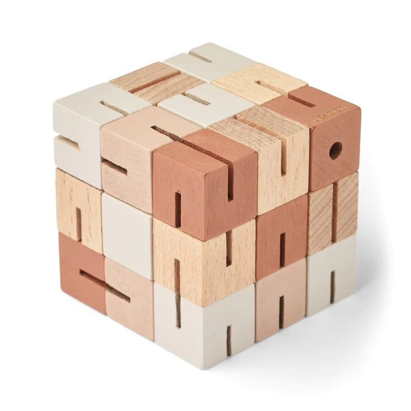 Gavin Wooden Building Block Cube (2 Colours Available)