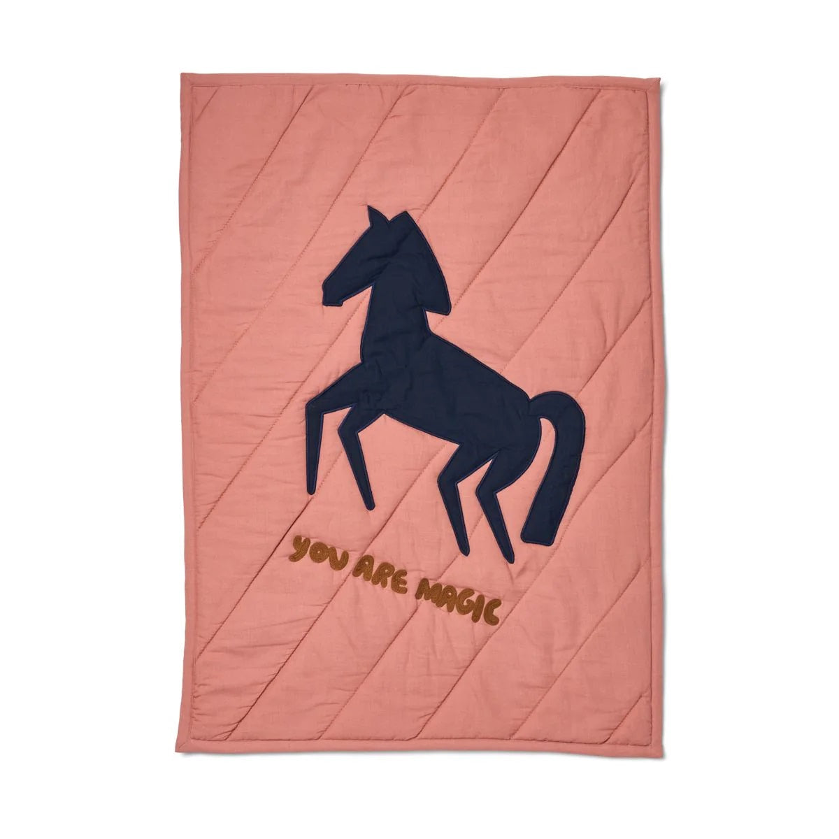 Liewood Verner Wall Blanket - Horse/Dark Rosetta