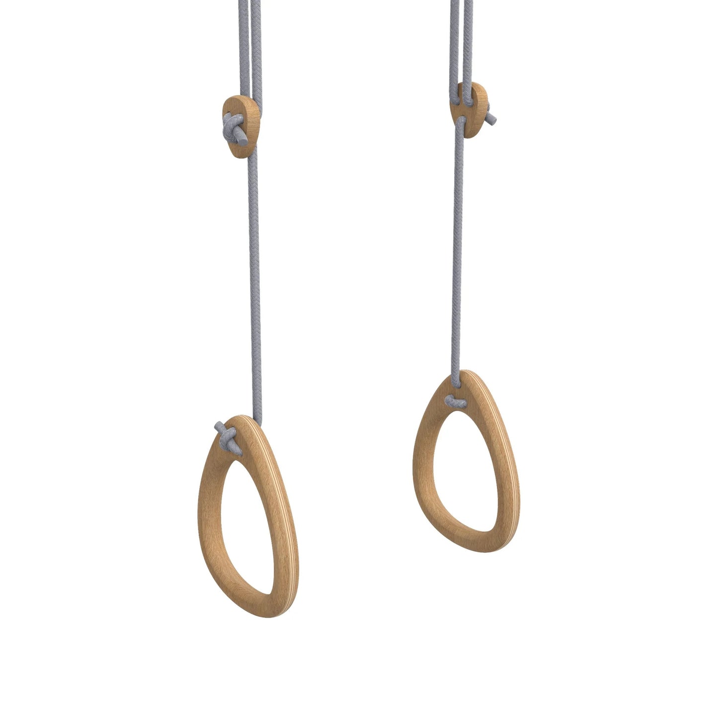 Lillagunga Wooden Indoor Gymnastic Rings - Oak
