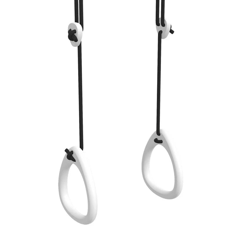Lillagunga Wooden Indoor Gymnastic Rings - White Birch