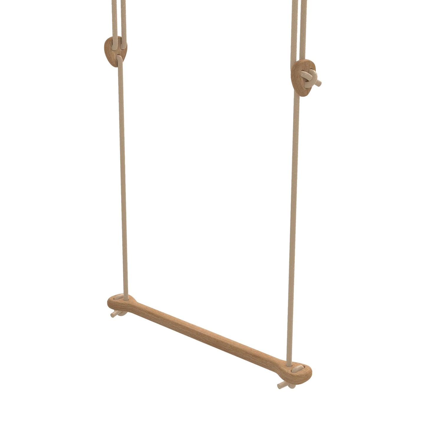 Lillagunga Wooden Indoor Bone Trapeze Swing - Oak