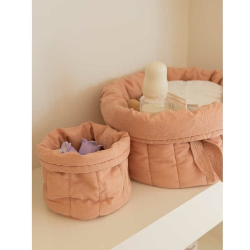 Lorena Canals Set of 2 Quilted Baskets (3 Colours Available)