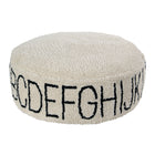 Lorena Canals Pouf ABC - Natural/Black