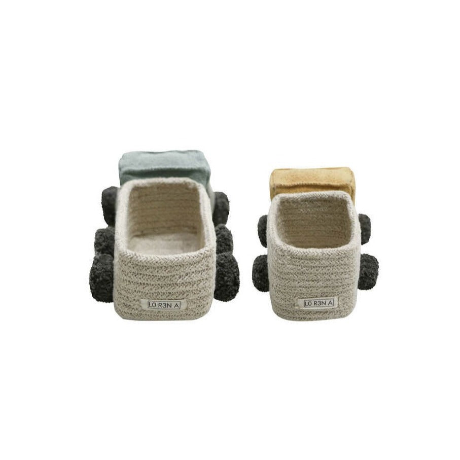 Lorena Canals Set of 2 Mini Truck Baskets