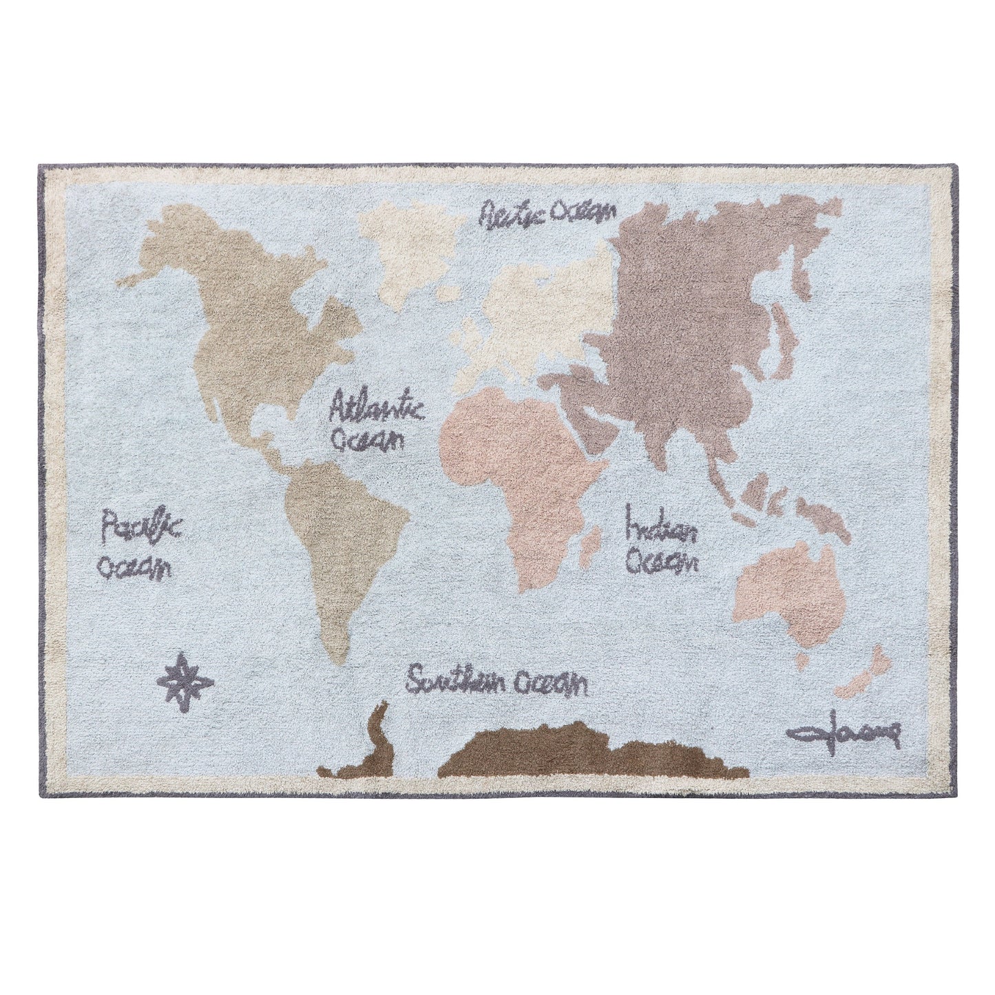 Lorena Canals Washable Rug - Vintage Map