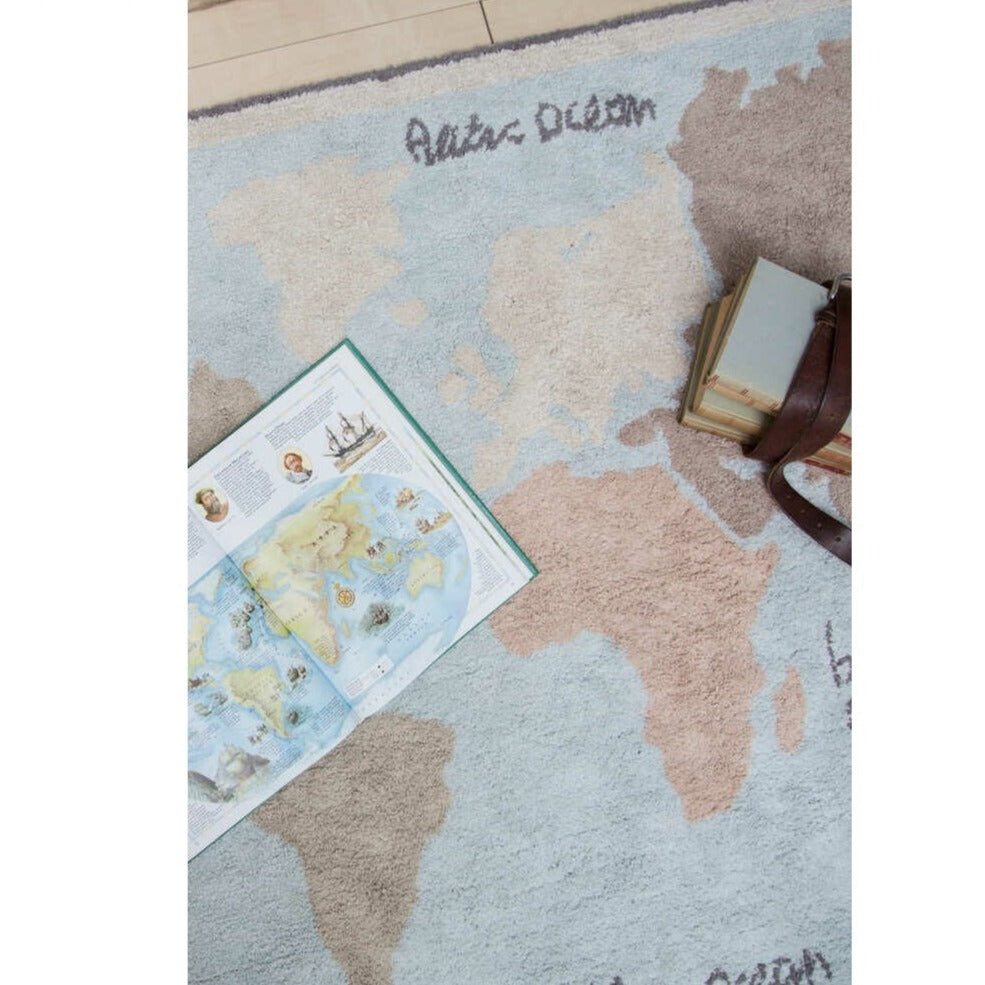 Lorena Canals Washable Rug - Vintage Map