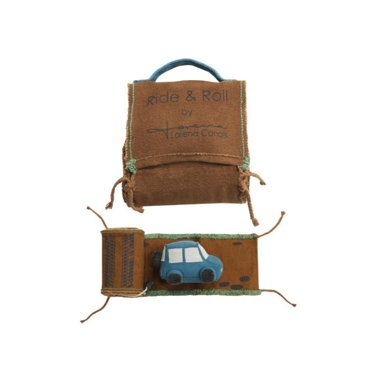 Lorena Canals Ride & Roll Soft Toy - Safari