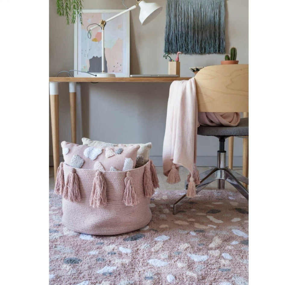 Lorena Canals Basket - Tassels (6 Colours Available)