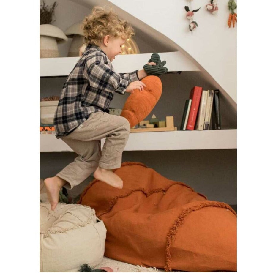 Lorena Canals x Oli & Carol Bean Bag - Cathy the Carrot