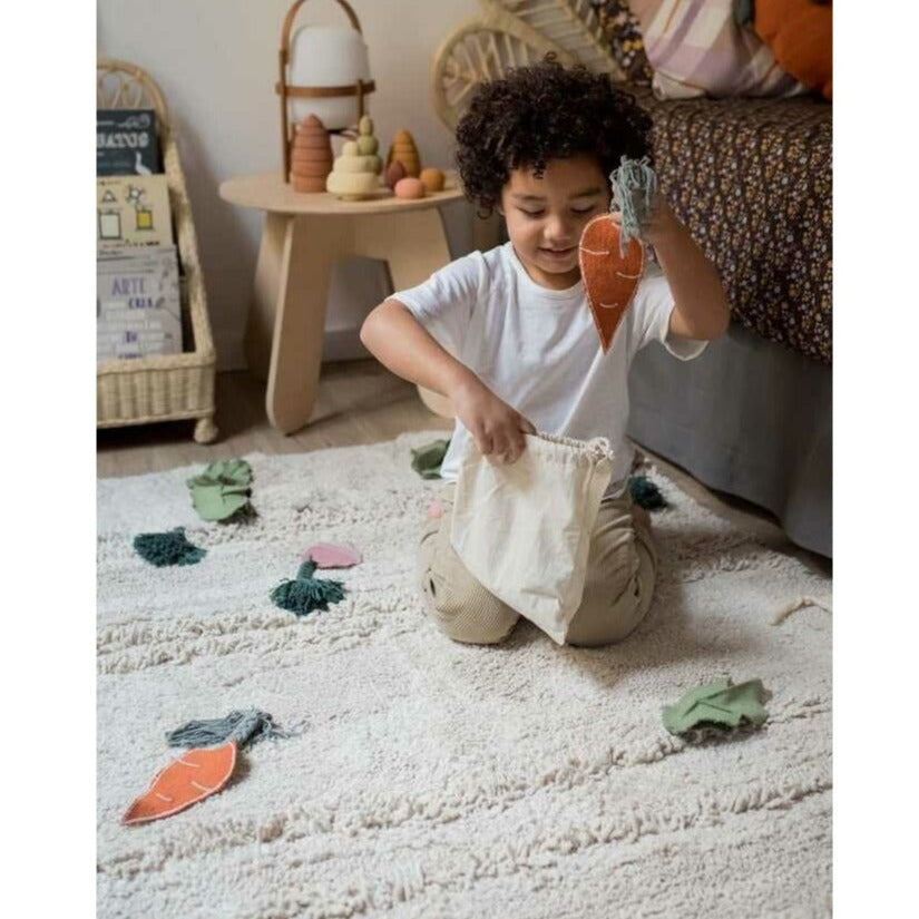Lorena Canals Washable Play Rug - Veggie Garden
