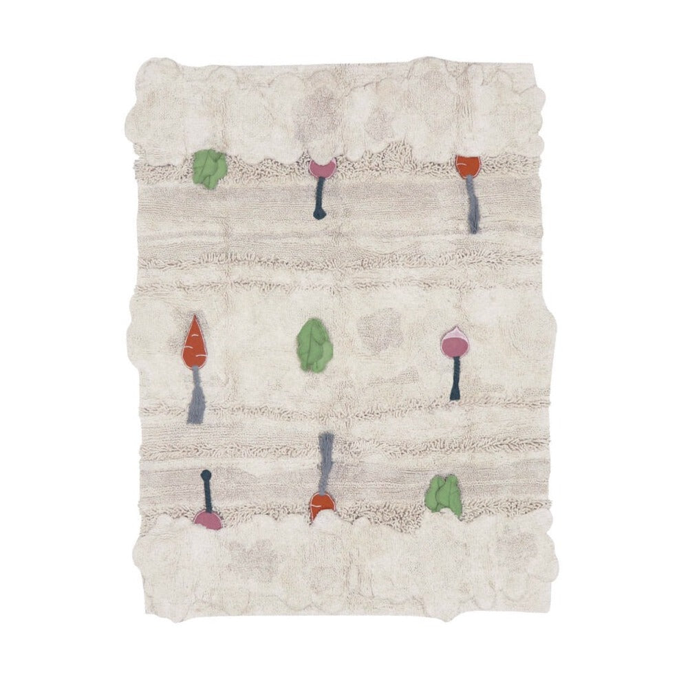 Lorena Canals Washable Play Rug - Veggie Garden