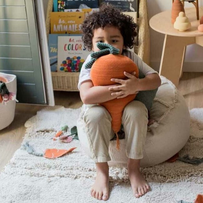 Lorena Canals Knitted Cushion - Cathy the Carrot