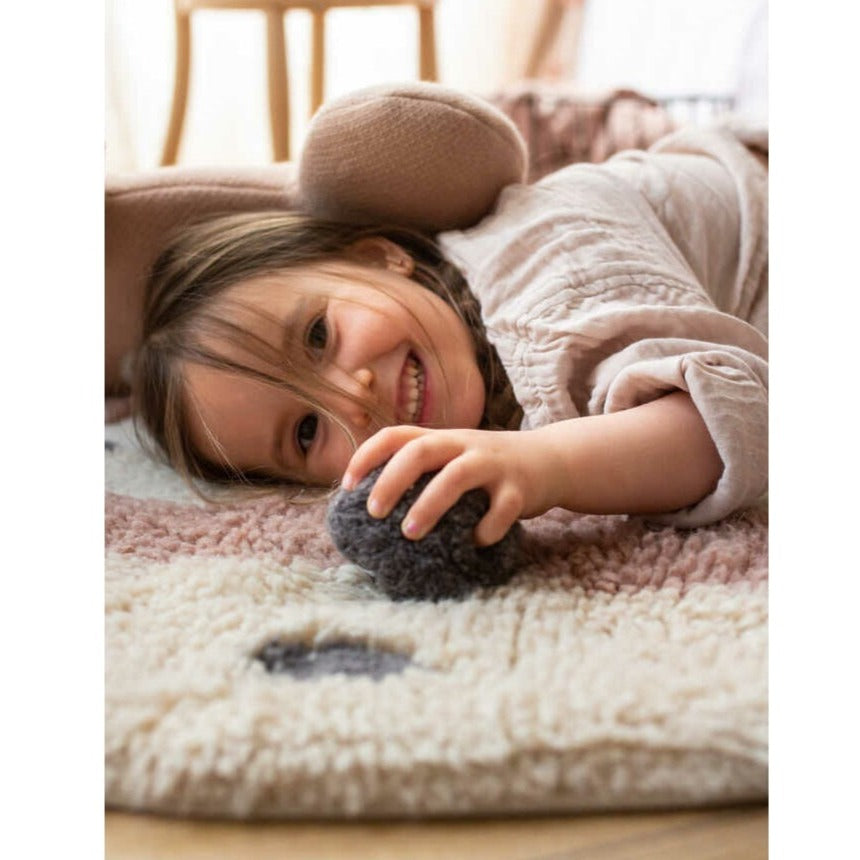 Lorena Canals x Edgar Plans Woolable Rug - Miss Mighty Mouse