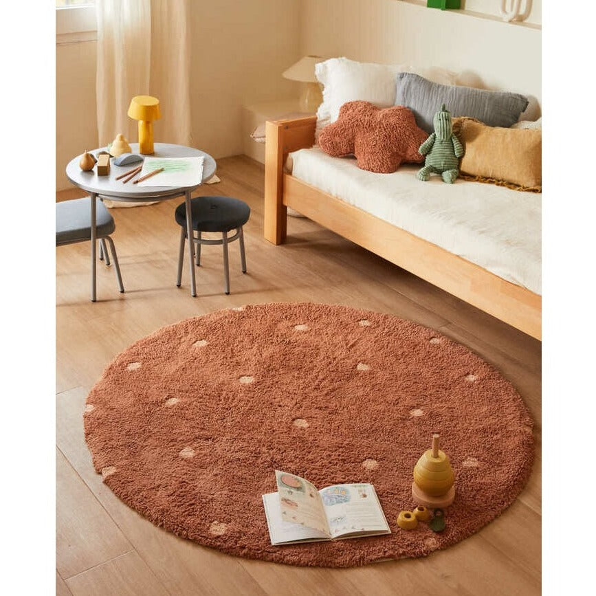 Lorena Canals Washable Rug - Round Dot (3 Colours Available)