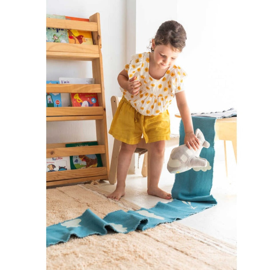 Lorena Canals Ride & Roll Soft Toy - Aeroplane