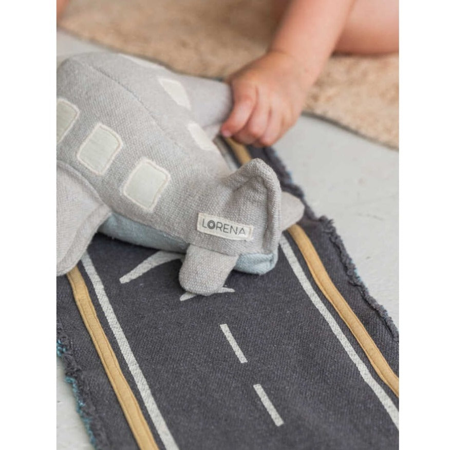 Lorena Canals Ride & Roll Soft Toy - Aeroplane