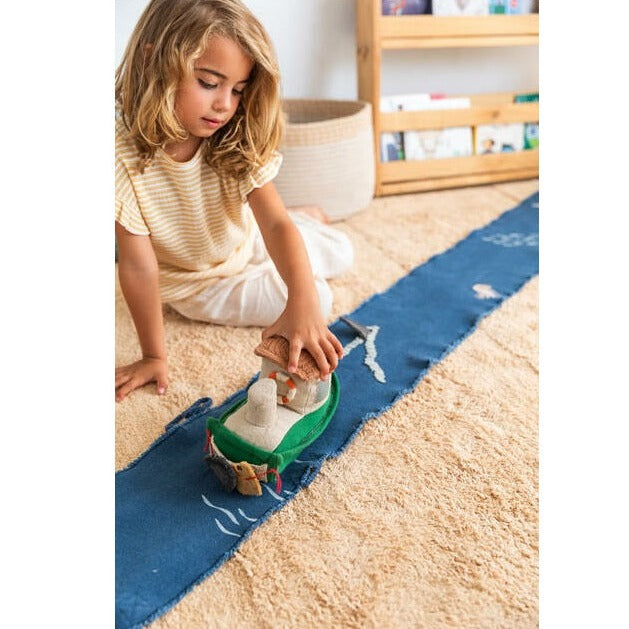 Lorena Canals Ride & Roll Soft Toy - Boat