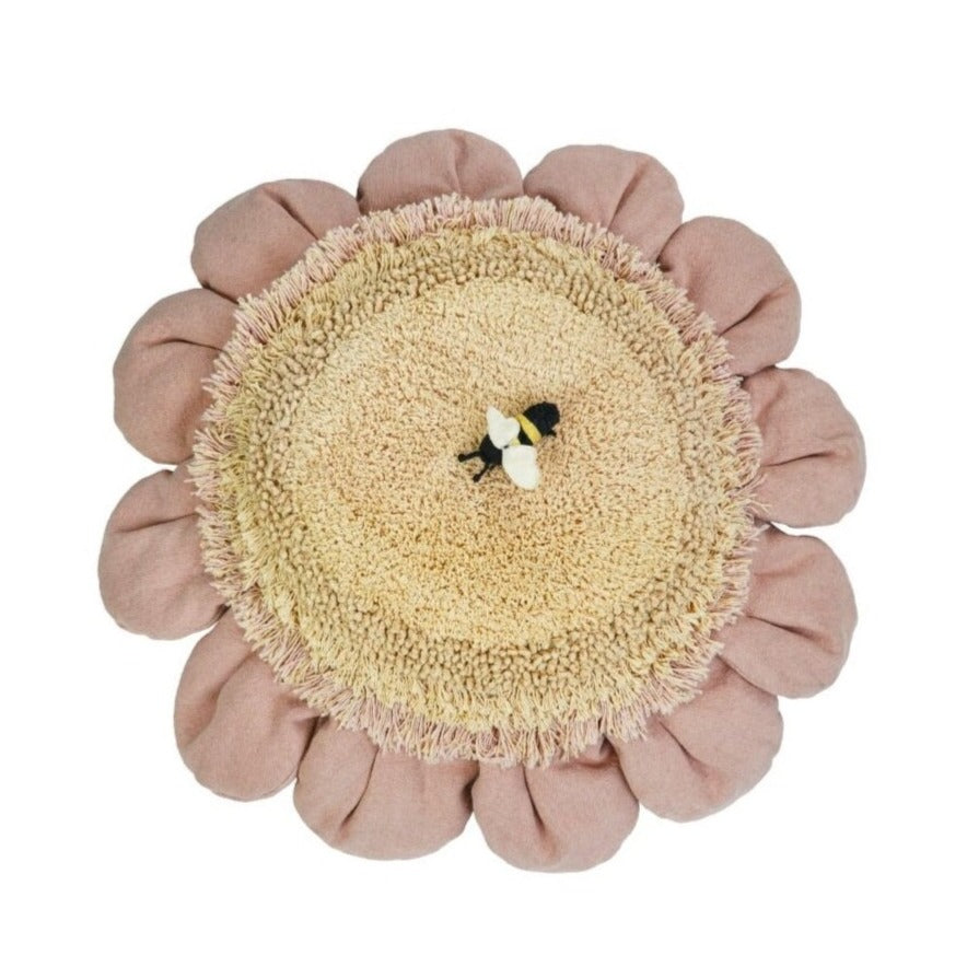 Lorena Canals Floor Cushion - Pink Daisy