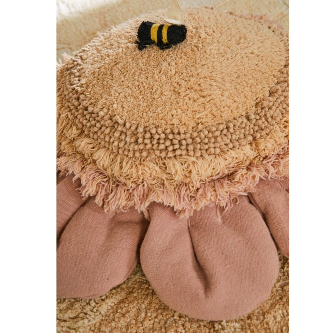 Lorena Canals Floor Cushion - Pink Daisy