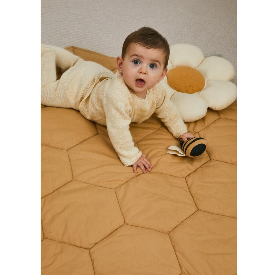 Lorena Canals Washable Organic Cotton Playmat - Honeycomb