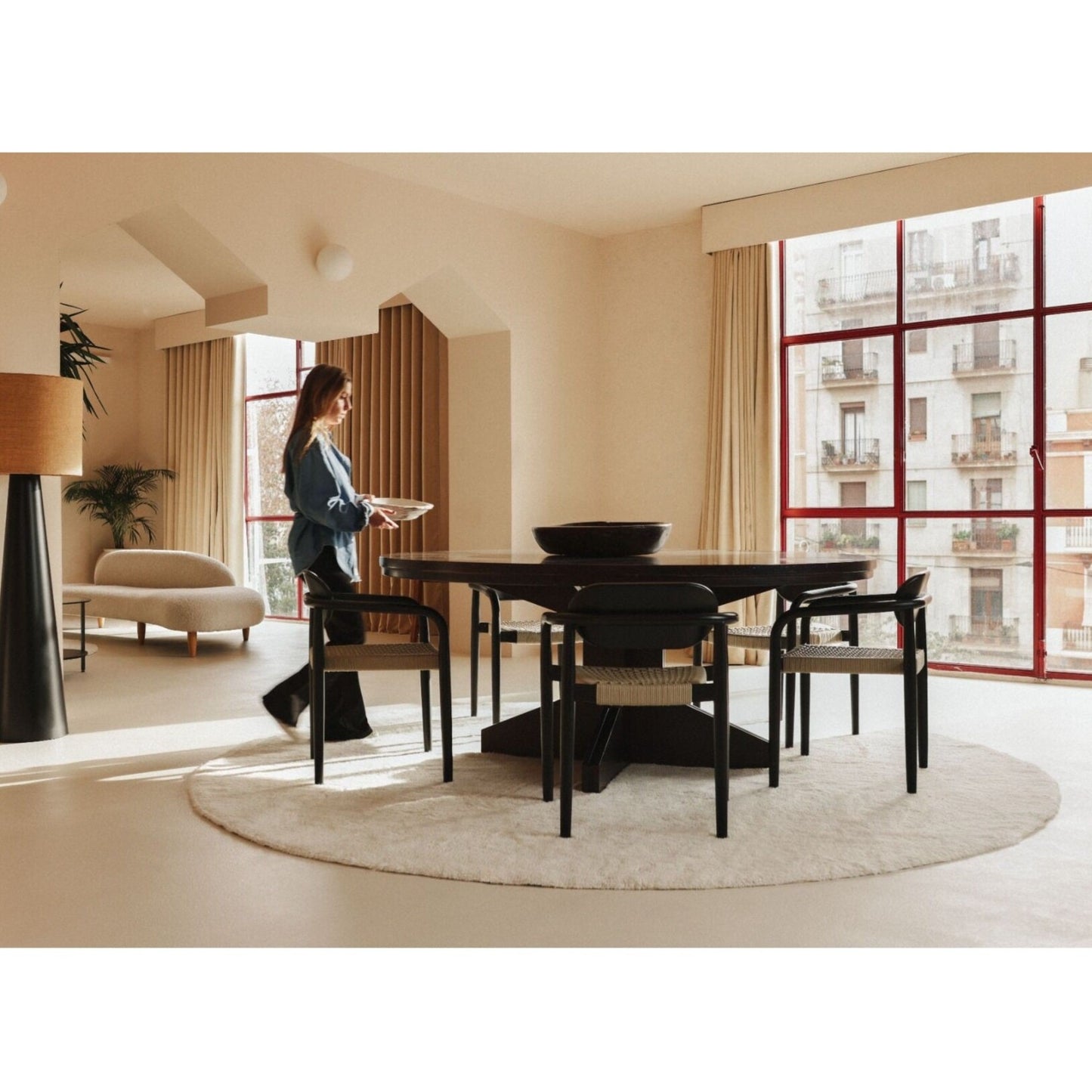 Lorena Canals Woolable Silhouette Rug - Round - Natural
