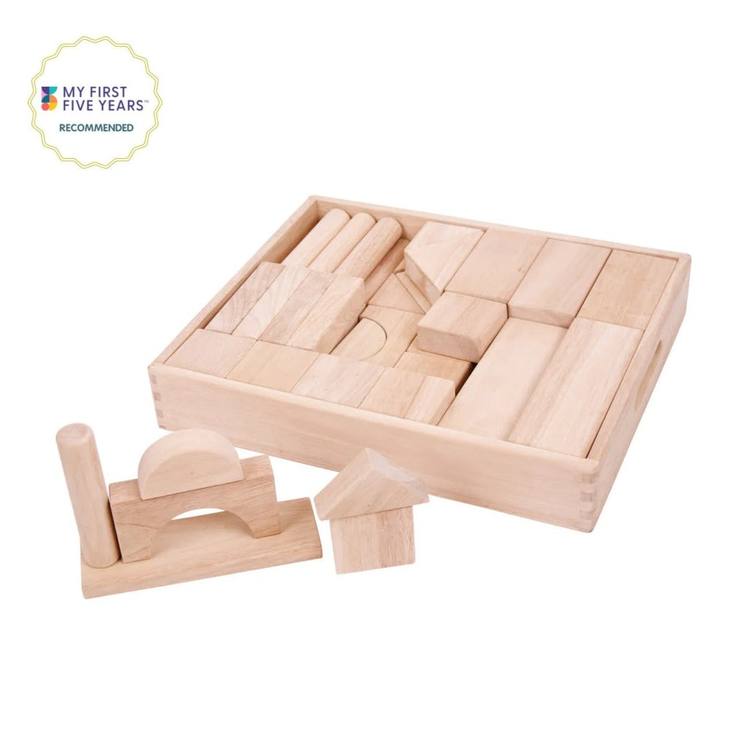 Bigjigs Large Wooden Stacking Blocks
