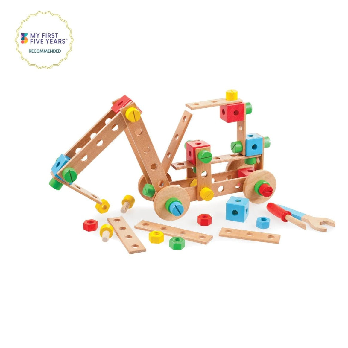 Tidlo Wooden Construction Playset