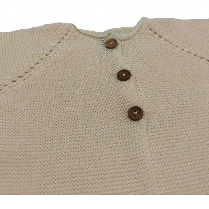 Micu Micu Organic Newborn Baby Set - Links Ecru