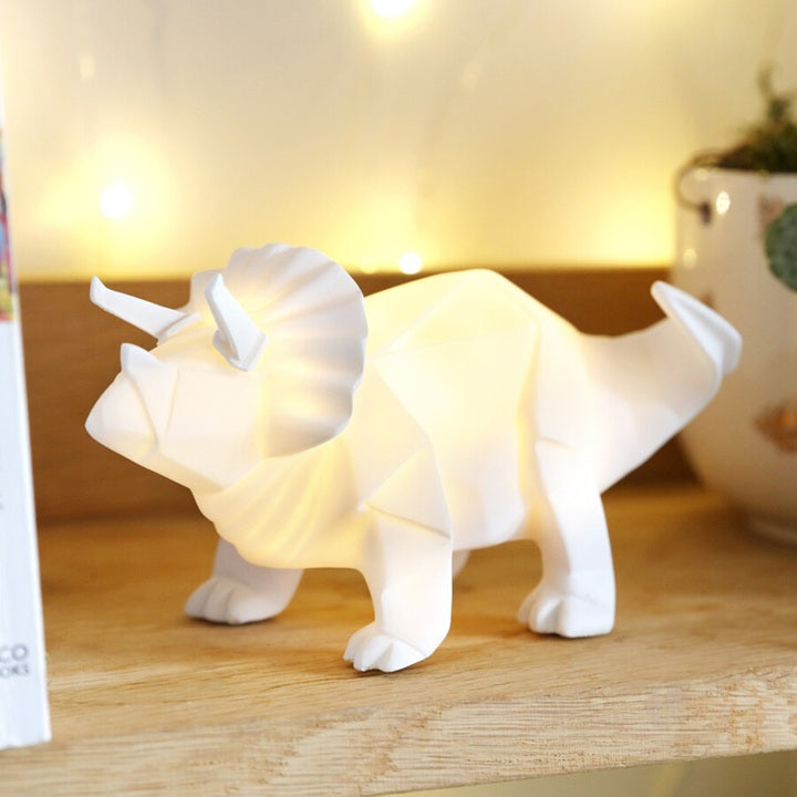 White Dinosaur LED Night Light by House of Disaster