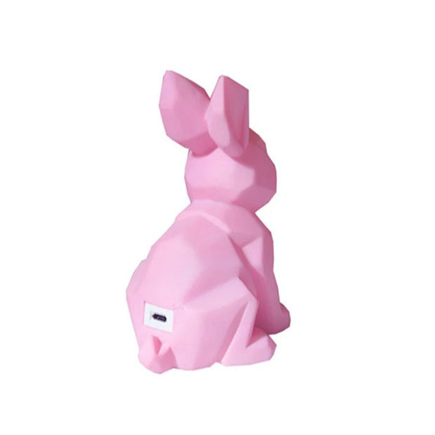 Pink Rabbit LED Night Light by House of Disaster