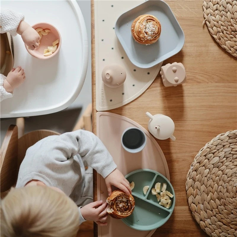 Mushie Square Dinnerware Set - Sage