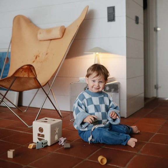Mushie Shape Sorting Box - Original