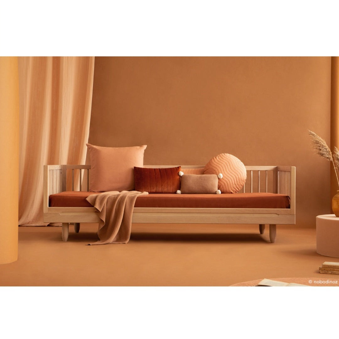 Nobodinoz Pure Single Bed In Oak - 90 x 200cm