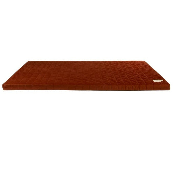 Nobodinoz Zanzibar Velvet Play Mattress - Wild Brown