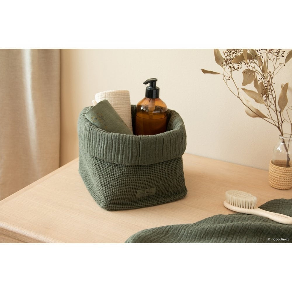 Nobodinoz Wabi Sabi Storage Basket - Vetiver