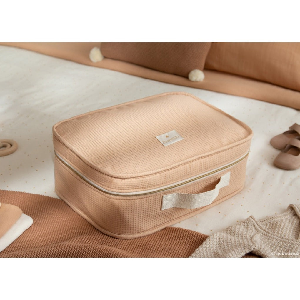 Nobodinoz Victoria Baby Maternity Suitcase - Nude