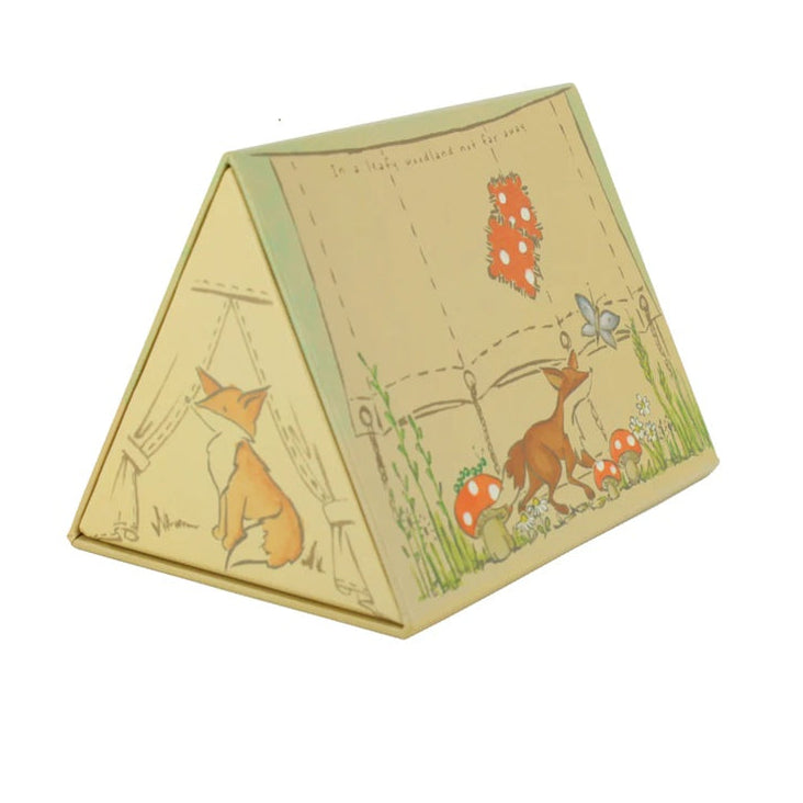 Nutshell Toys Daisy the Fox in Tent Box