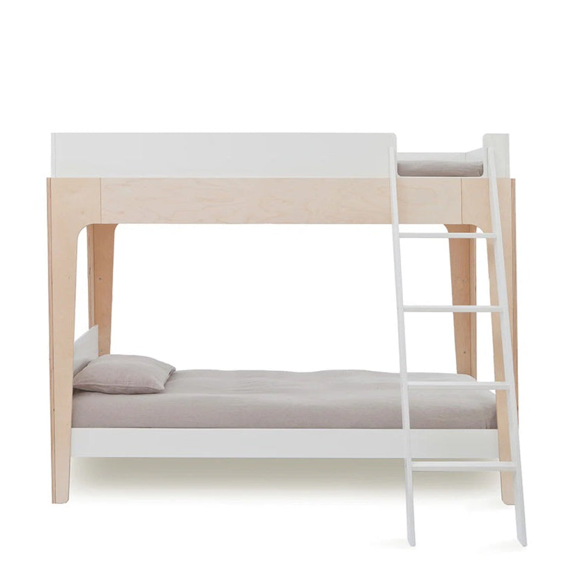 Oeuf NYC Perch Bunk Bed - White & Birch