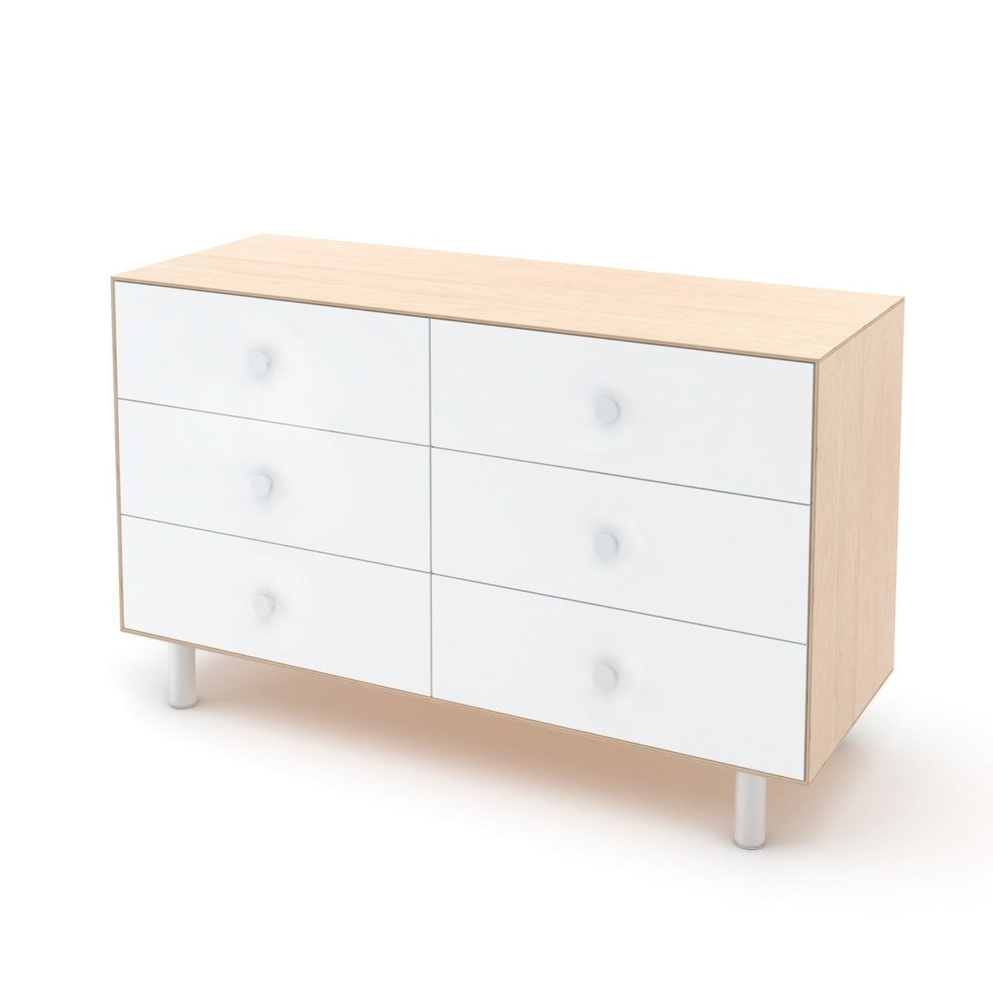 Oeuf NYC Merlin 6 Drawer Dresser - Classic Legs (3 Colours Available)