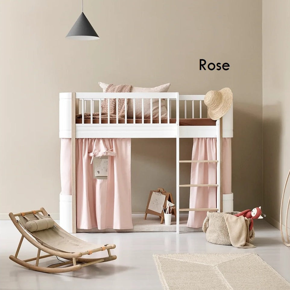 Oliver Furniture Wood Mini+ Low Loft Bed - Oak