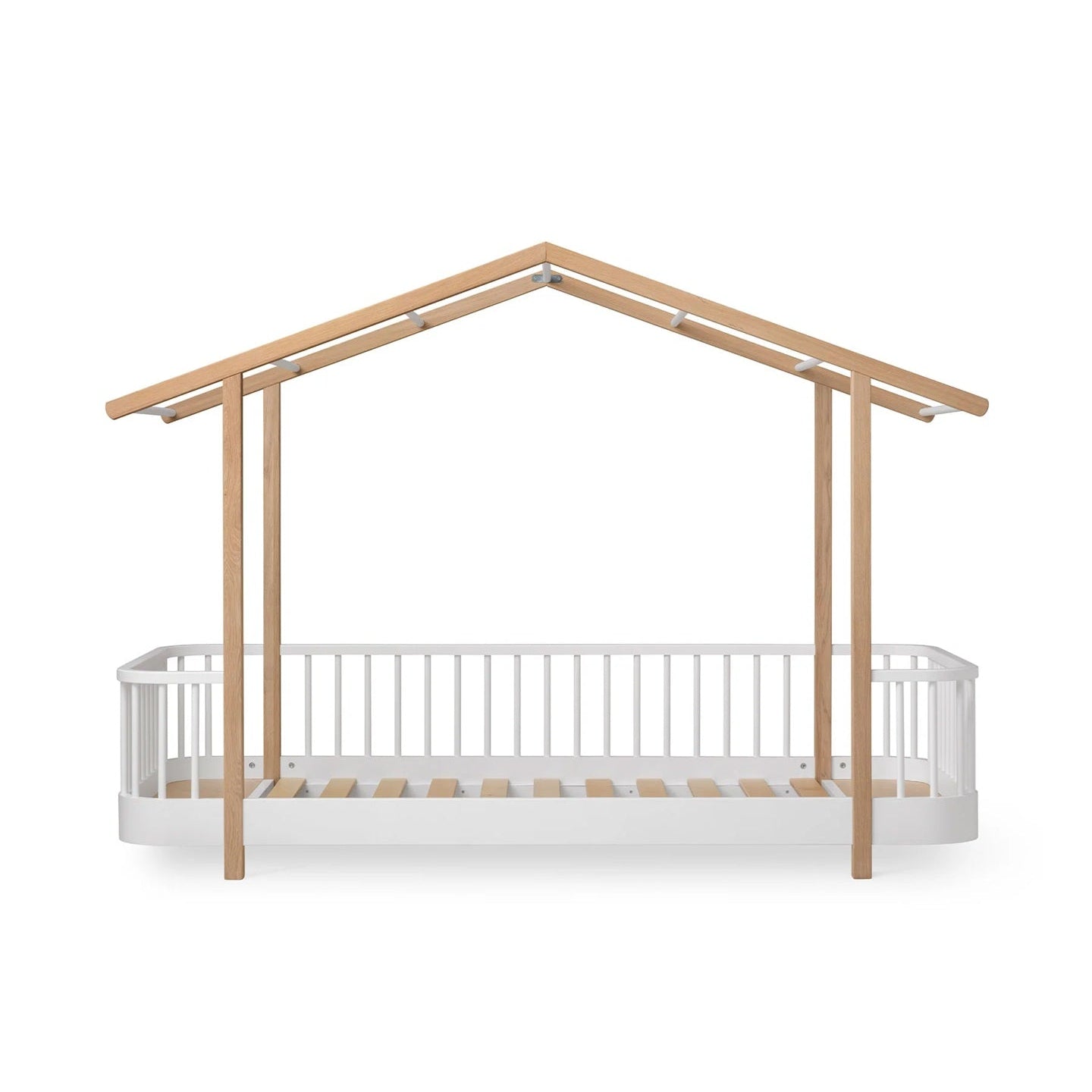 Oliver Furniture Wood Original House Bed - White/Oak