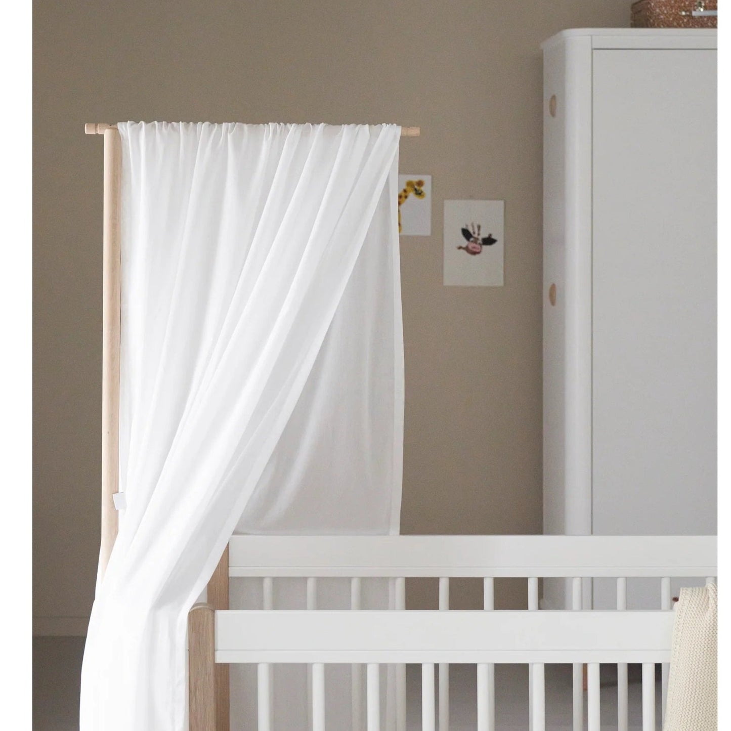Oliver Furniture Wood Mini+ Cot Bed Excl. Junior Kit - Oak