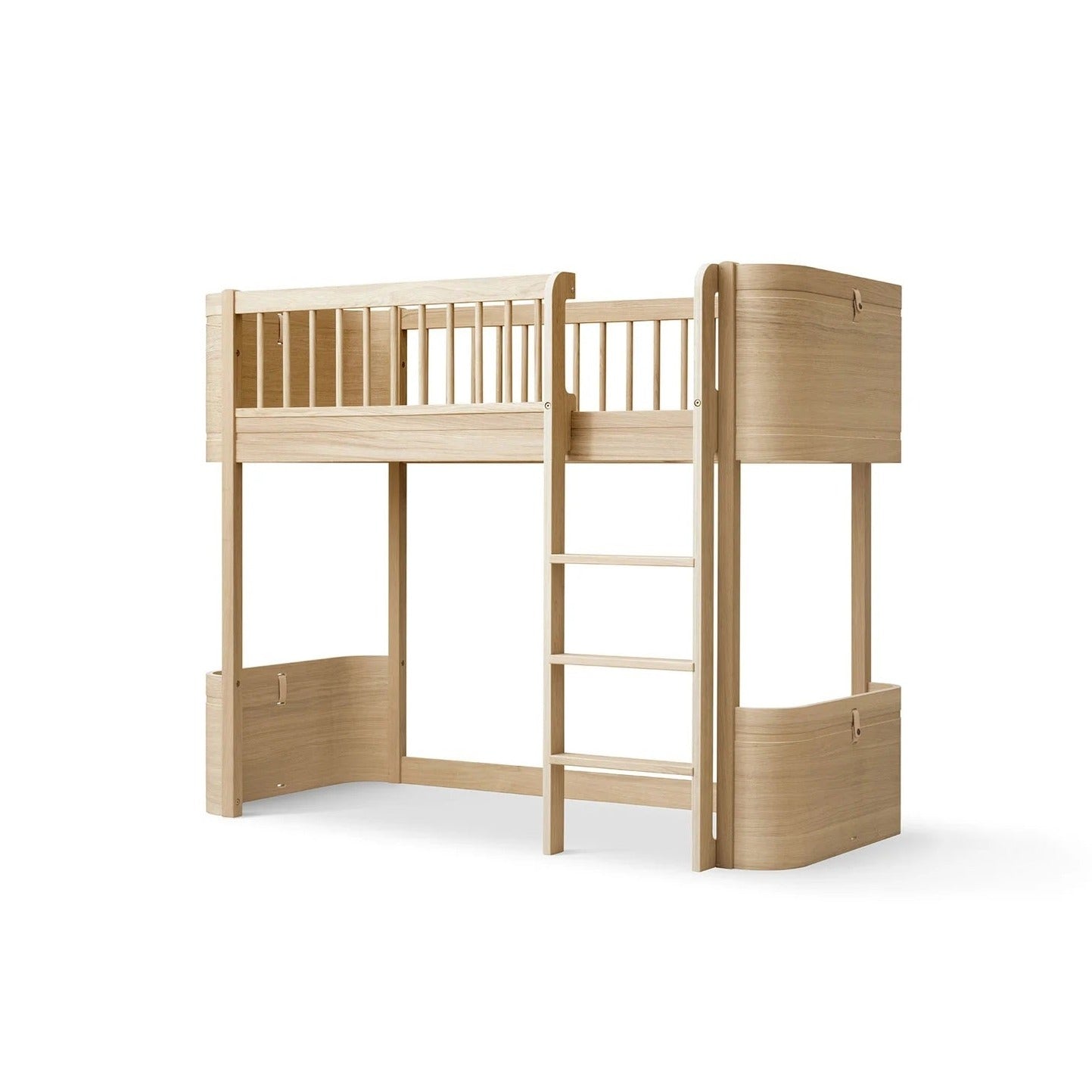 Oliver Furniture Wood Mini+ Low Loft Bed - Oak