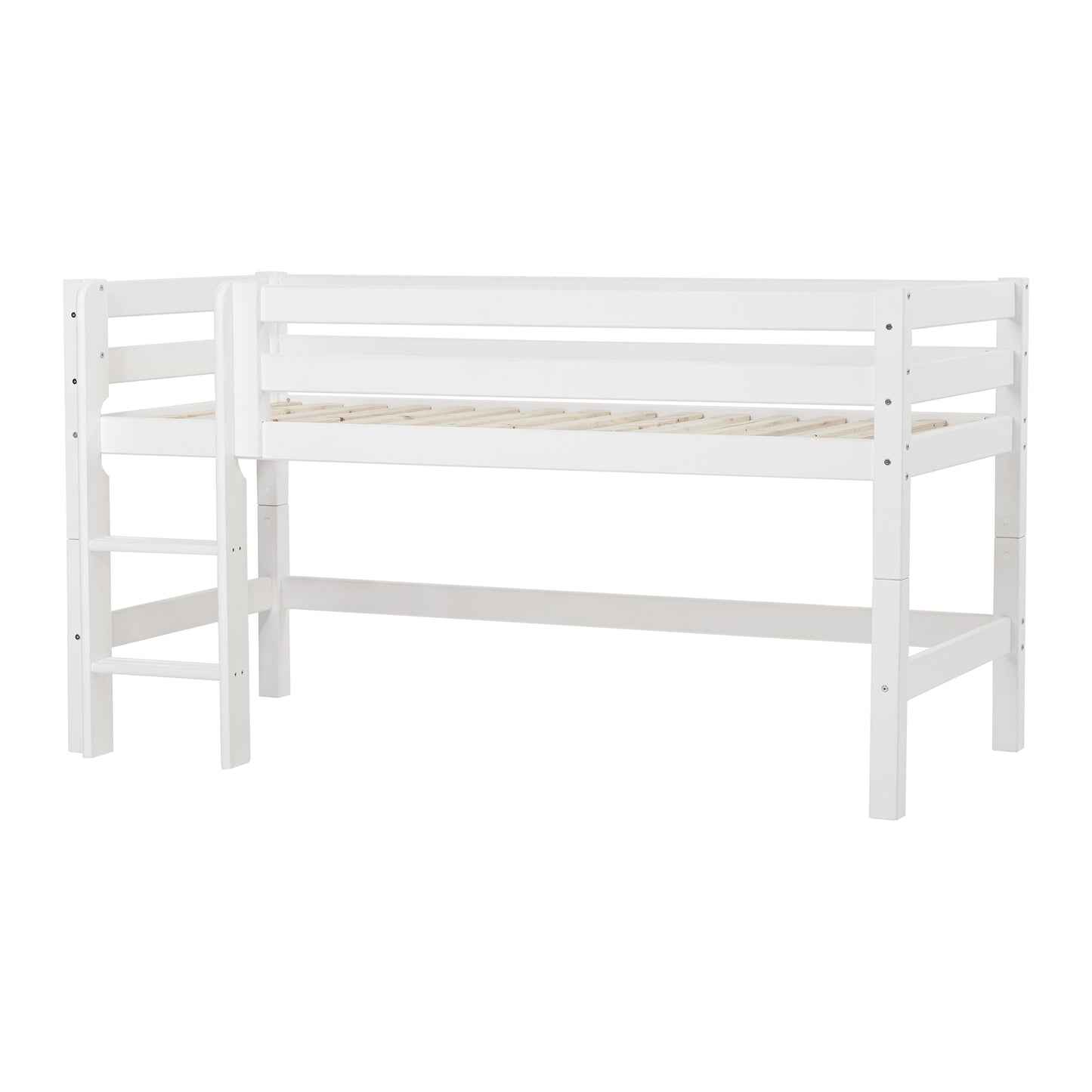 Hoppekids Eco Luxury Mid Sleeper Bed - White