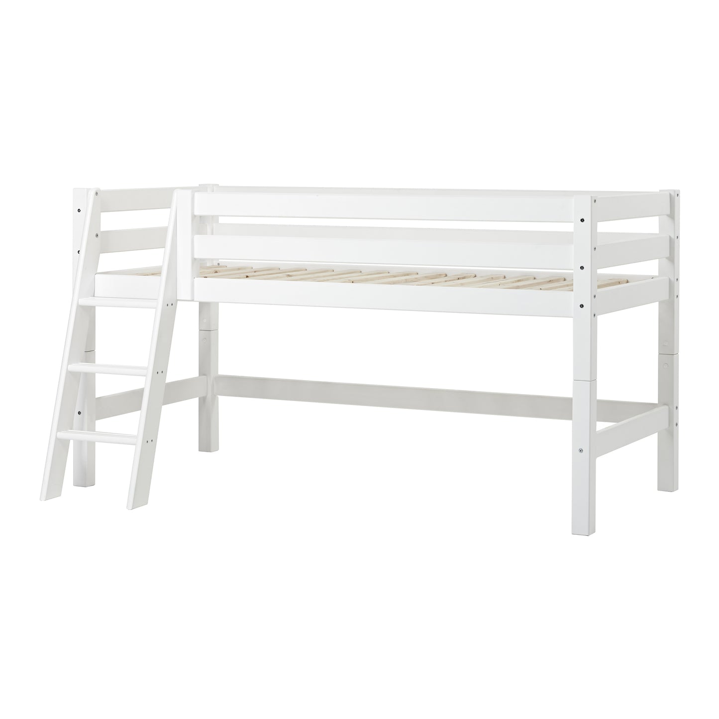 Hoppekids Eco Luxury Mid Sleeper Bed - White